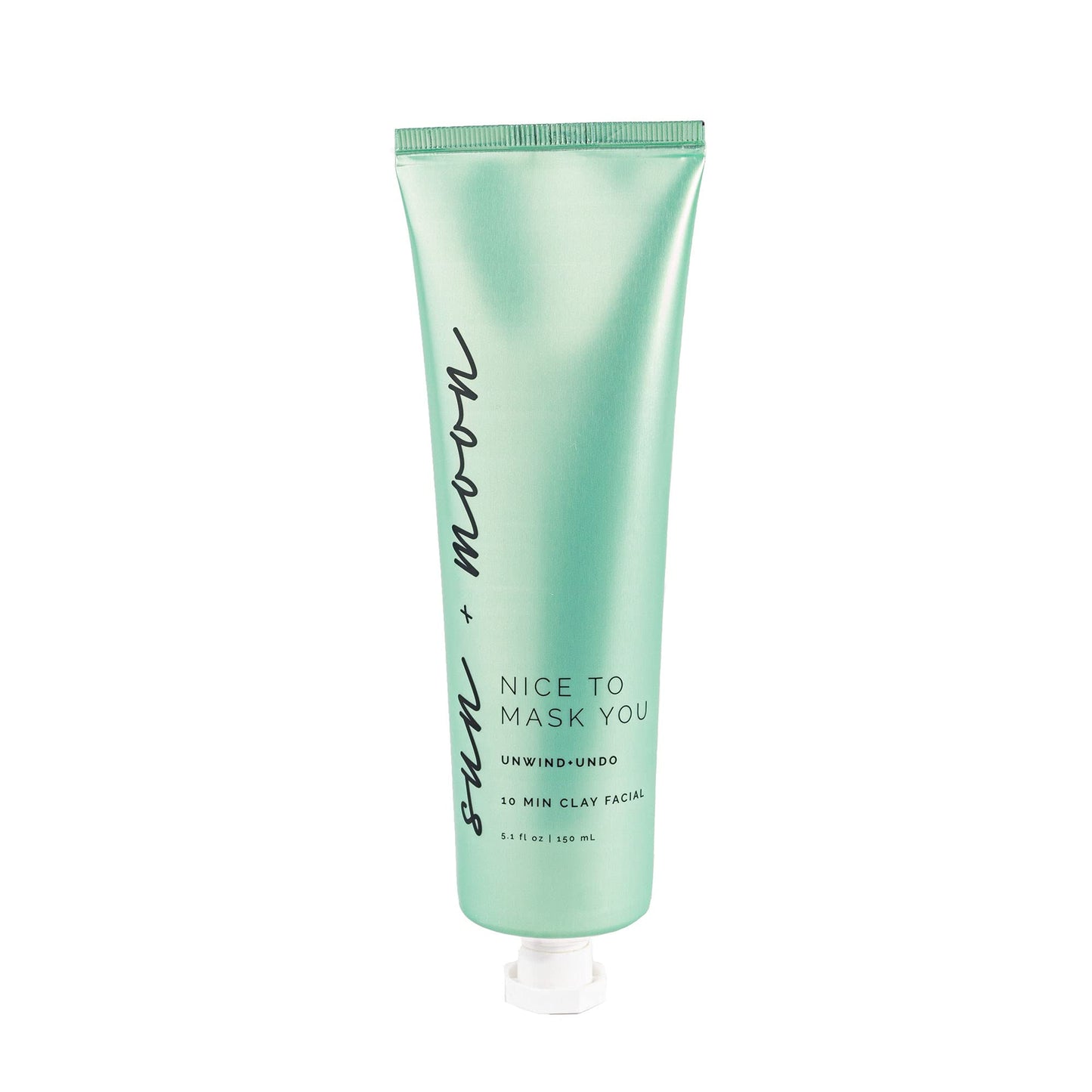 Sun + Moon Nice to Mask You Unwind + Undo 10 Min Clay Facial with Kaolin Clay & Rose, 5.1 fl oz Beauty & Personal Care Sun + Moon