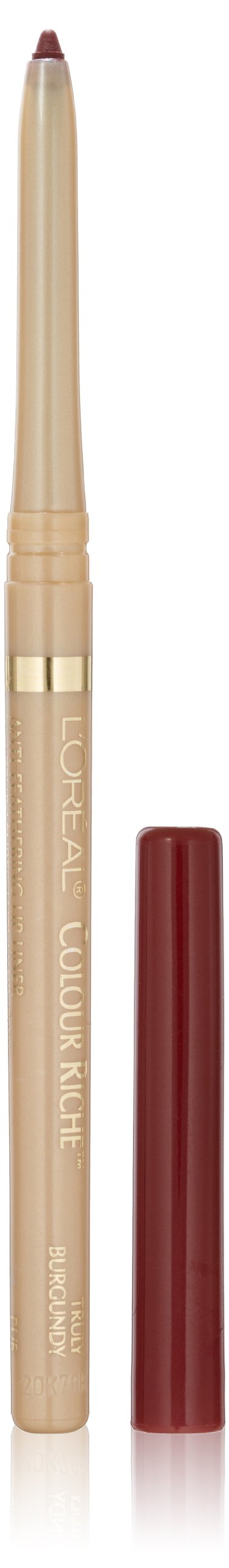 L'Oréal Paris Colour Riche Lip Liner, Truly Burgundy, 0.007 oz. Beauty & Personal Care L'Oreal Paris