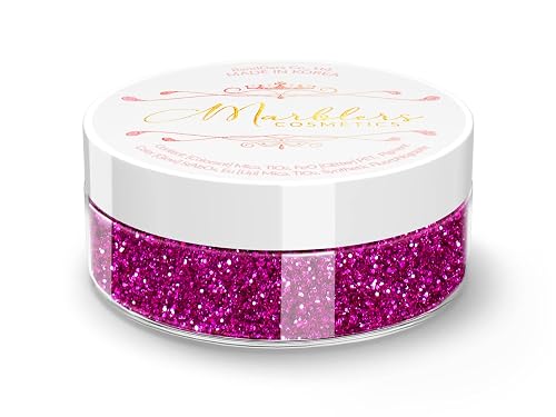 MARBLERS Twinkle Face & Body Glitter [Hot Plum] 0.18oz (5g) | Fine | Non-Toxic | Vegan | Cruelty-Free | Festival, Rave & Party Makeup | Eye, Hair Beauty & Personal Care MARBLERS