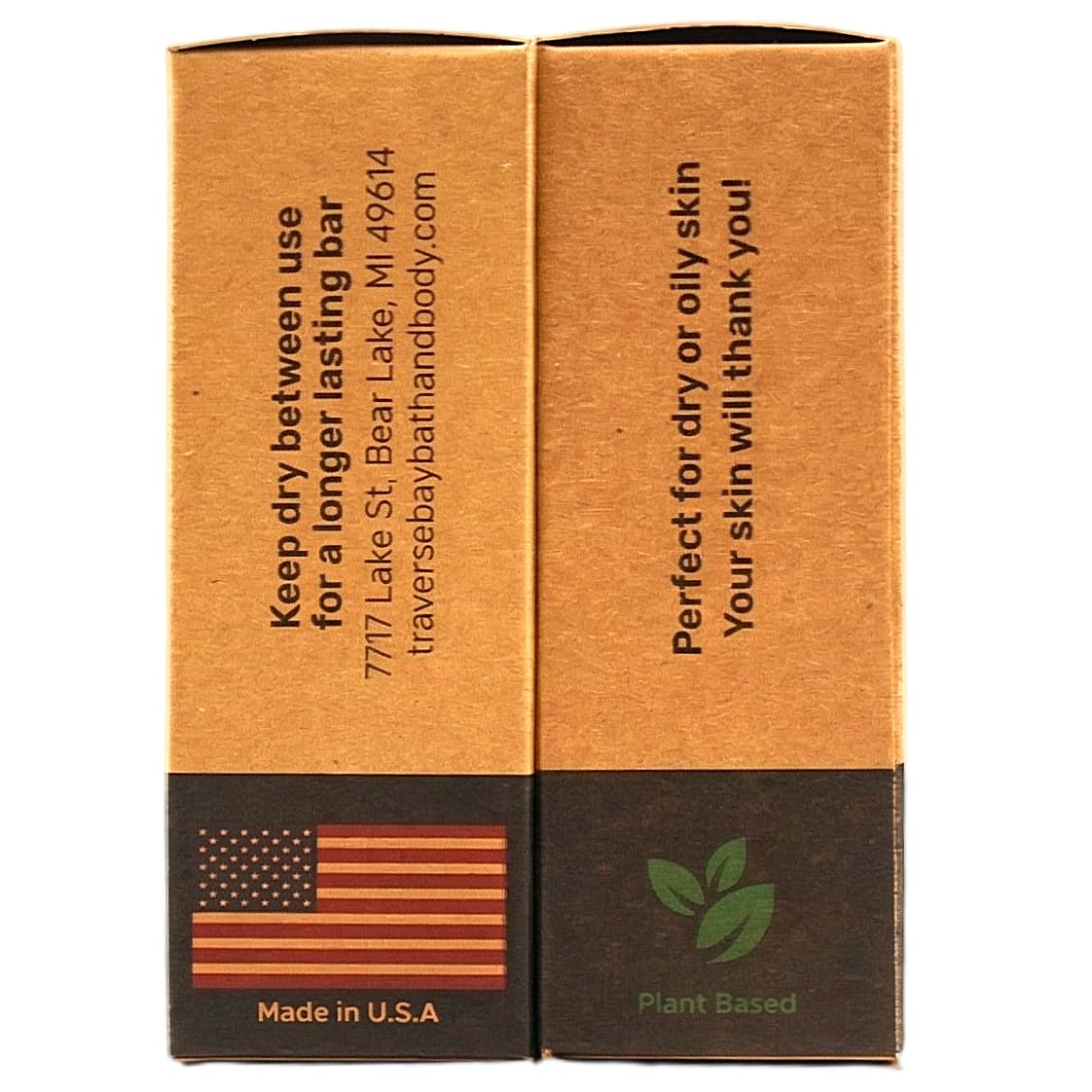 Traverse Bay Bath and Body Black Pepper Turmeric Soap, All Natural Cold Process Essential Oil, Spicy Ginger Pepper Scent, 2 Bars, 11+ oz Beauty & Personal Care Traverse Bay Bath and Body