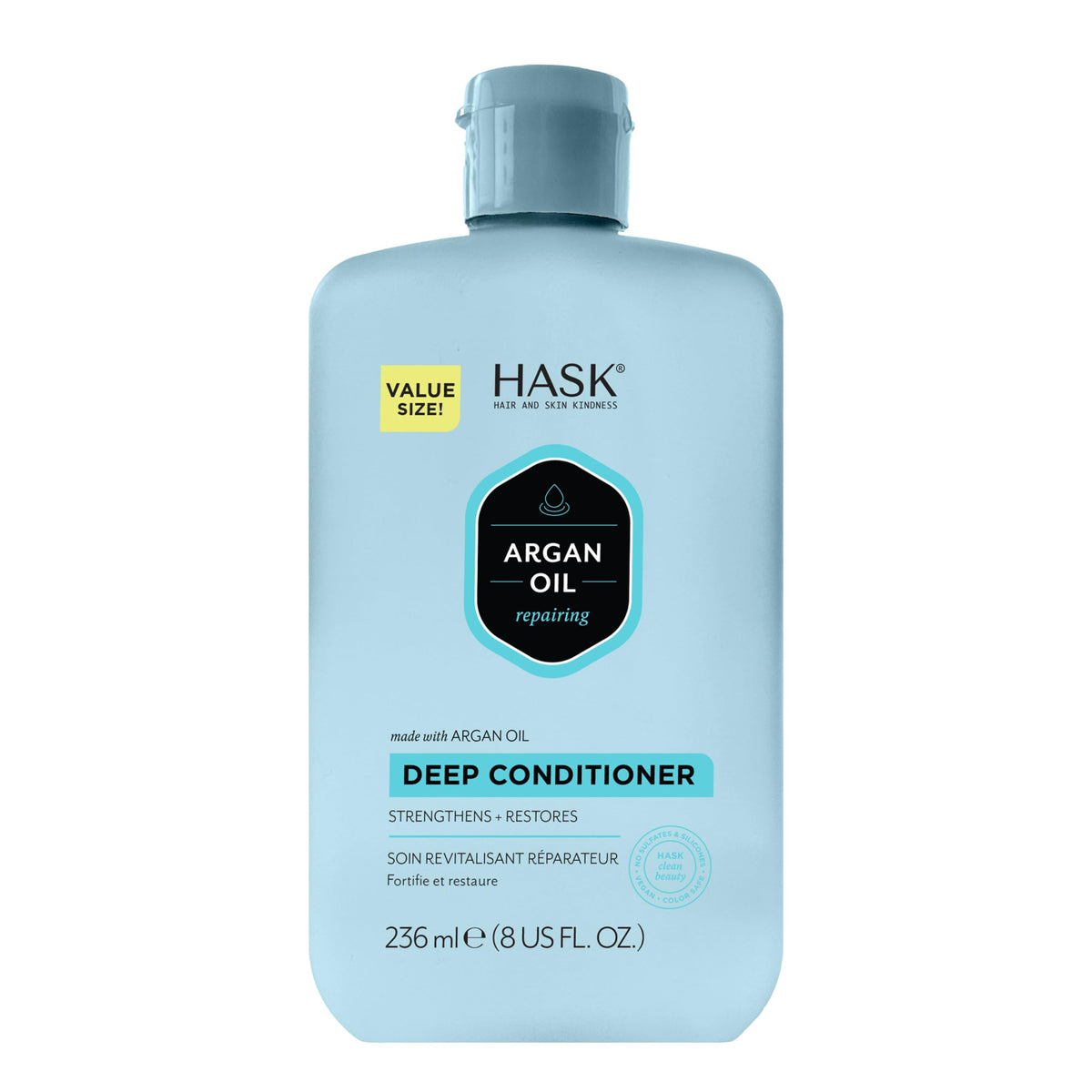 HASK Repair Argan Oil Deep Conditioner, 8 fl oz