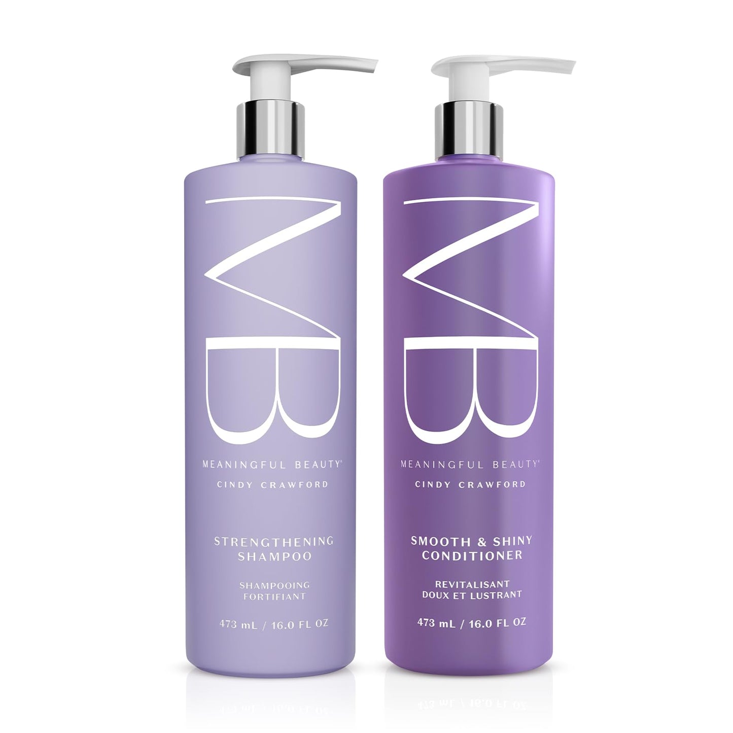 Meaningful Beauty Age-Proof Hair Care Starter Set, Strengthening Shampoo & Smooth and Shiny Conditioner Set, Plant Based Keratin Alternative, Restores Beauty & Personal Care Meaningful Beauty