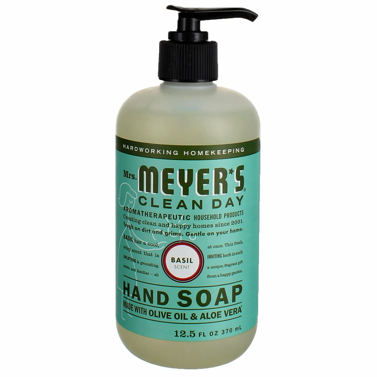 MRS. MEYER'S CLEAN DAY Hand Soap, Basil Scent, 12.5 Fl Oz Bottle (Pack of 6) Beauty & Personal Care Mrs. MEYER'S