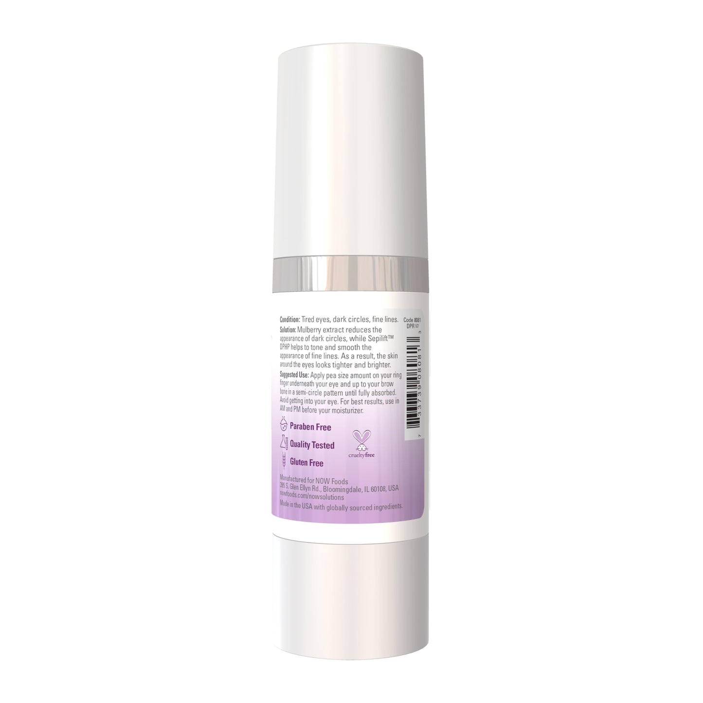 NOW Foods Solutions, Eye Cream, 2 in 1 Correcting to Tighten and Brighten the Eye Area, 1-Ounce Beauty & Personal Care NOW Foods
