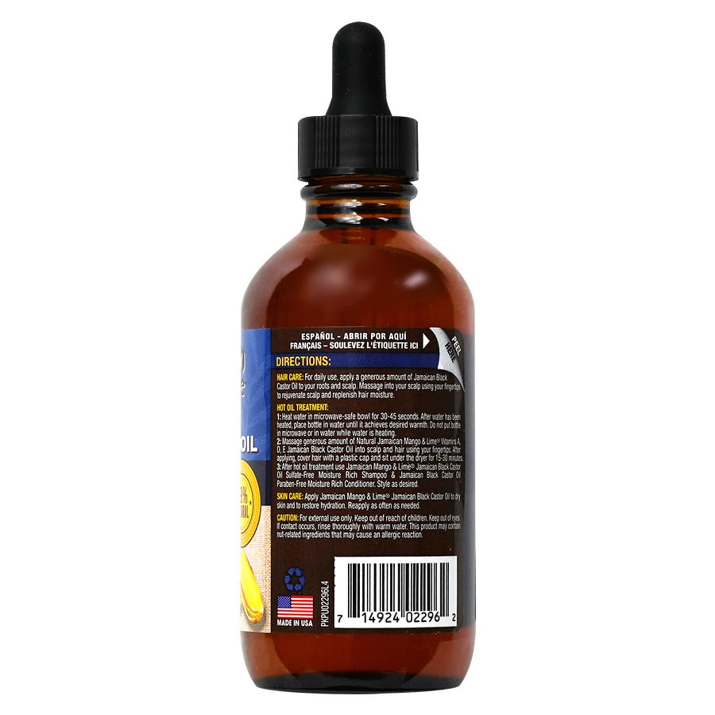 Jamaican Mango & Lime Black Castor Oil - Hair & Scalp Oil for Locs, Braids, Twists & Natural Hair - Strengthens, Moisturizes & Promotes Hair Growth Beauty & Personal Care Jamaican Mango & Lime