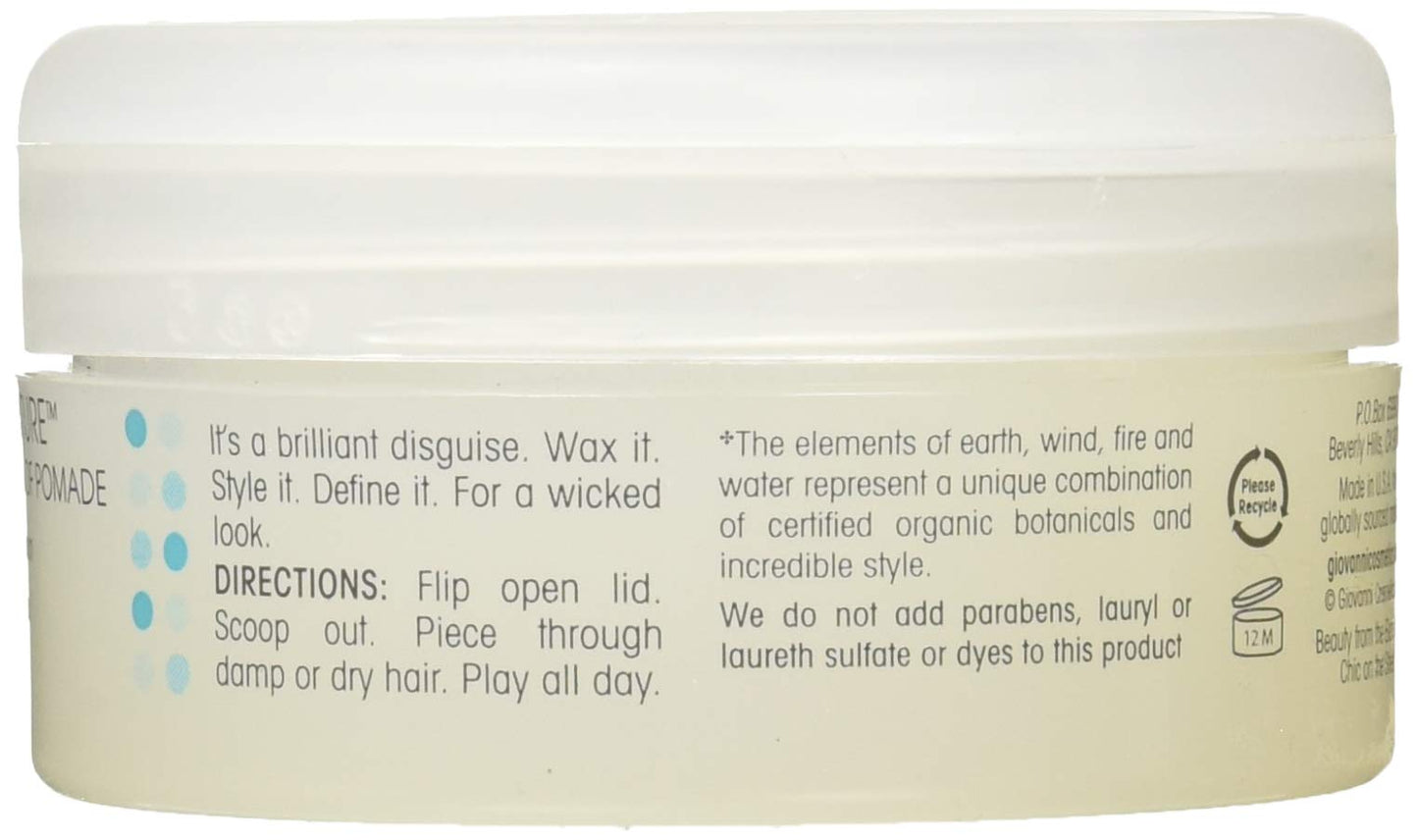 GIOVANNI Wicked Texture The Definition Of Pomade - Styling Hair Pomade, Helps to Shape Hair & Smooth Texture, Water Based Pomade that Washes Out Beauty & Personal Care GIOVANNI