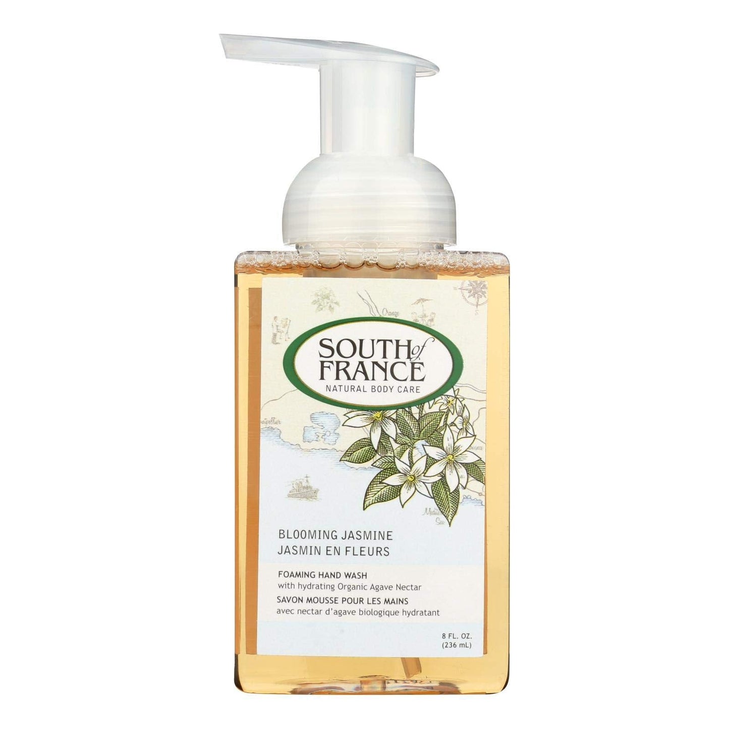 South Of France Hand Soap - Foaming - Blooming Jasmine - 8 oz - 1 each Beauty & Personal Care South Of France