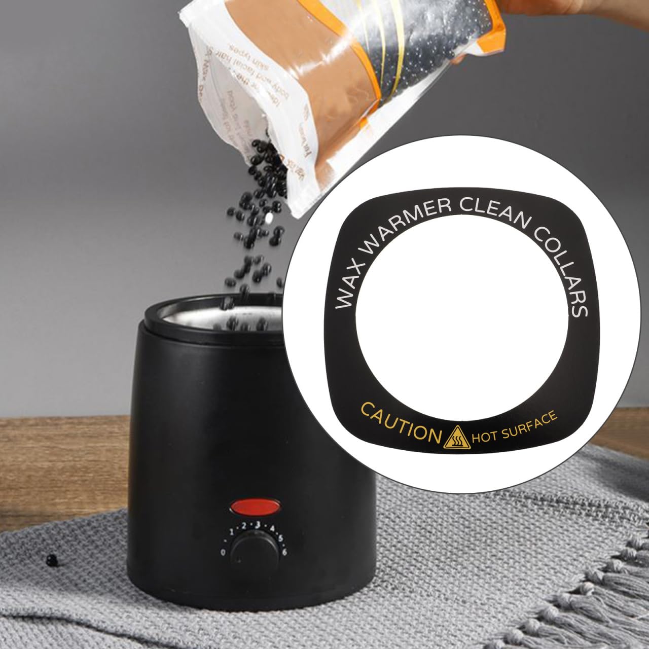 FOMIYES Wax Heater Washer Replacement - 50Pcs Stain Resistant Paper Mats for Hair Removal Wax Machine 5.66X5.66 Inches Easy to Install and Clean Beauty and Personal Care FOMIYES