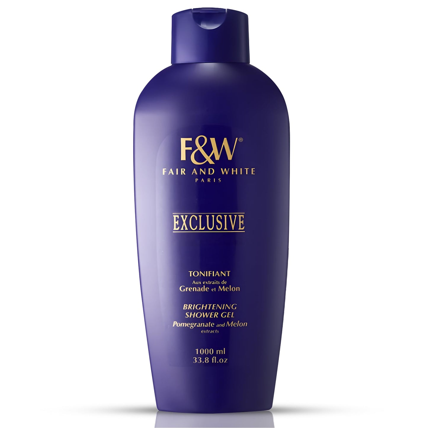 FAIR & WHITE Exclusive, Skin Brightening Body Wash - 33.8 fl.oz / 1000ml - Daily Shower Gel, Uneven Skin Tone, with Pomegranate and Melon Extracts Beauty & Personal Care FAIR & WHITE