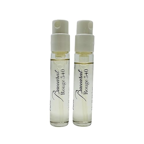 In1mart 2 B.accarat R.ouge 540 Eau De Parfum Spray Sample Vial 0.06 fl.oz/ 2ml each Beauty & Personal Care In1mart