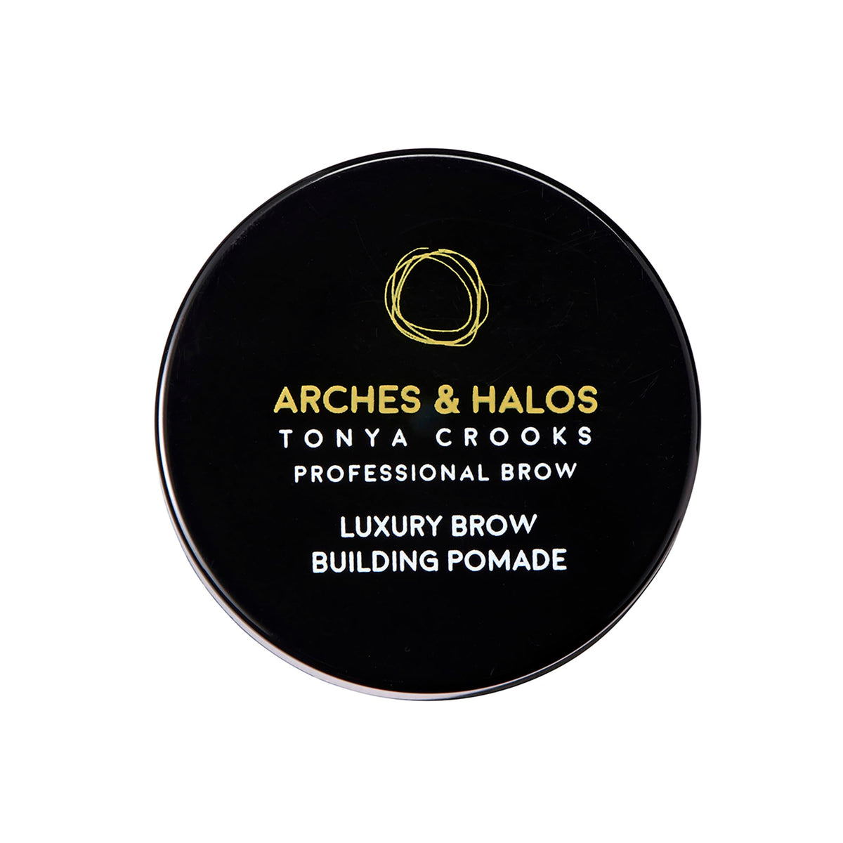 Arches and Halos Luxury Brow Building Pomade - Vegan Eyebrow Pomade - Creamy, Long Wearing Color for Clean, Defined Brows - Sunny Blonde - 0.1 oz
