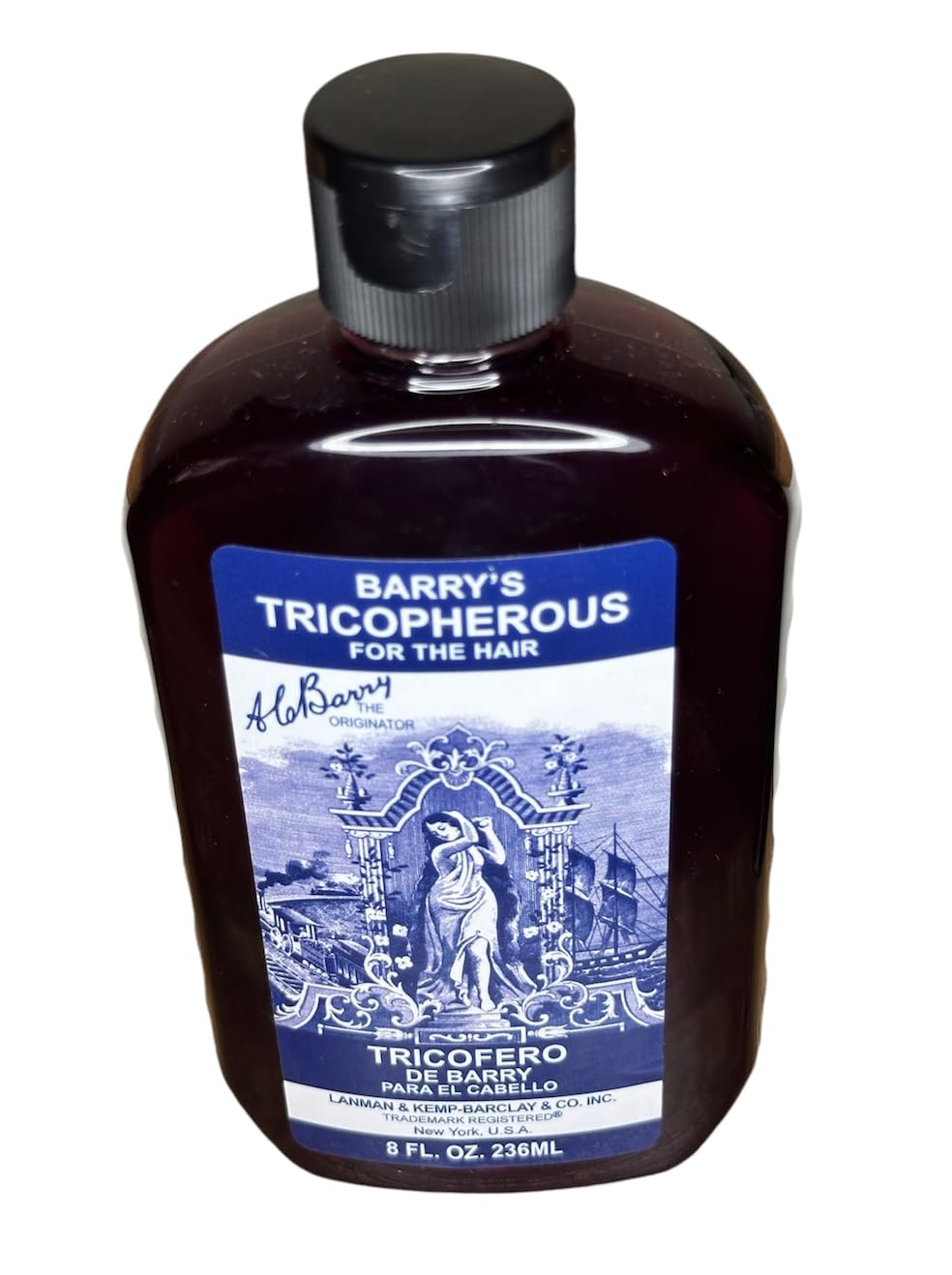 LK Barry's Tricopherous liquid regular for Hair (black) 8oz "Pack of 2" Beauty & Personal Care Tricopherous