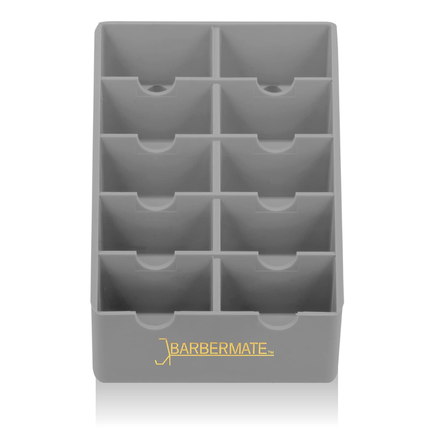 BarberMate® Blade Rack Storage Tray - Holds 10 Clipper Blades (Gray) Beauty and Personal Care BarberMate