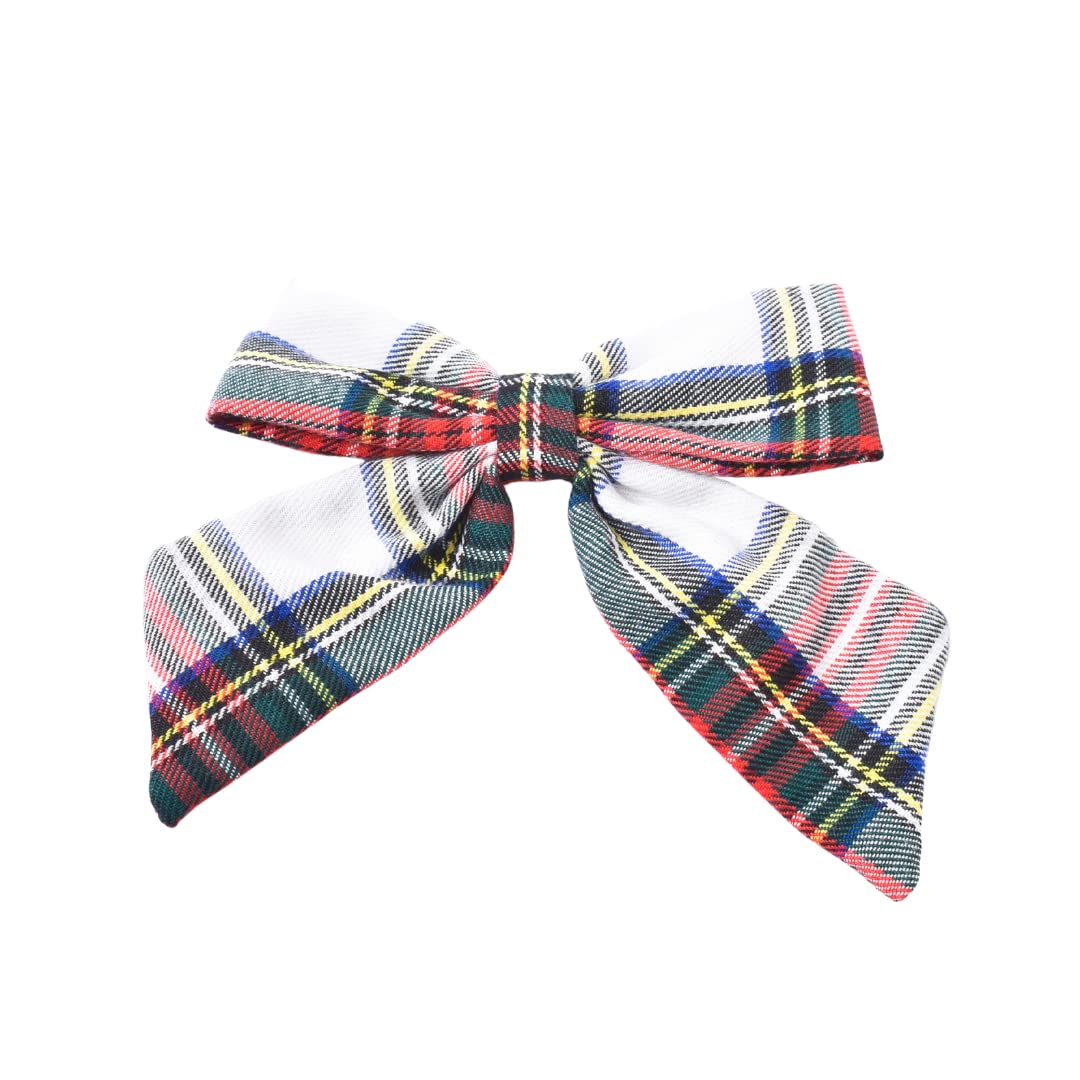 Bellefixe Christmas Bow Hair Clip | Women and Girls | Tartan Plaid Bow Clip (Nutcracker) Beauty & Personal Care Bellefixe
