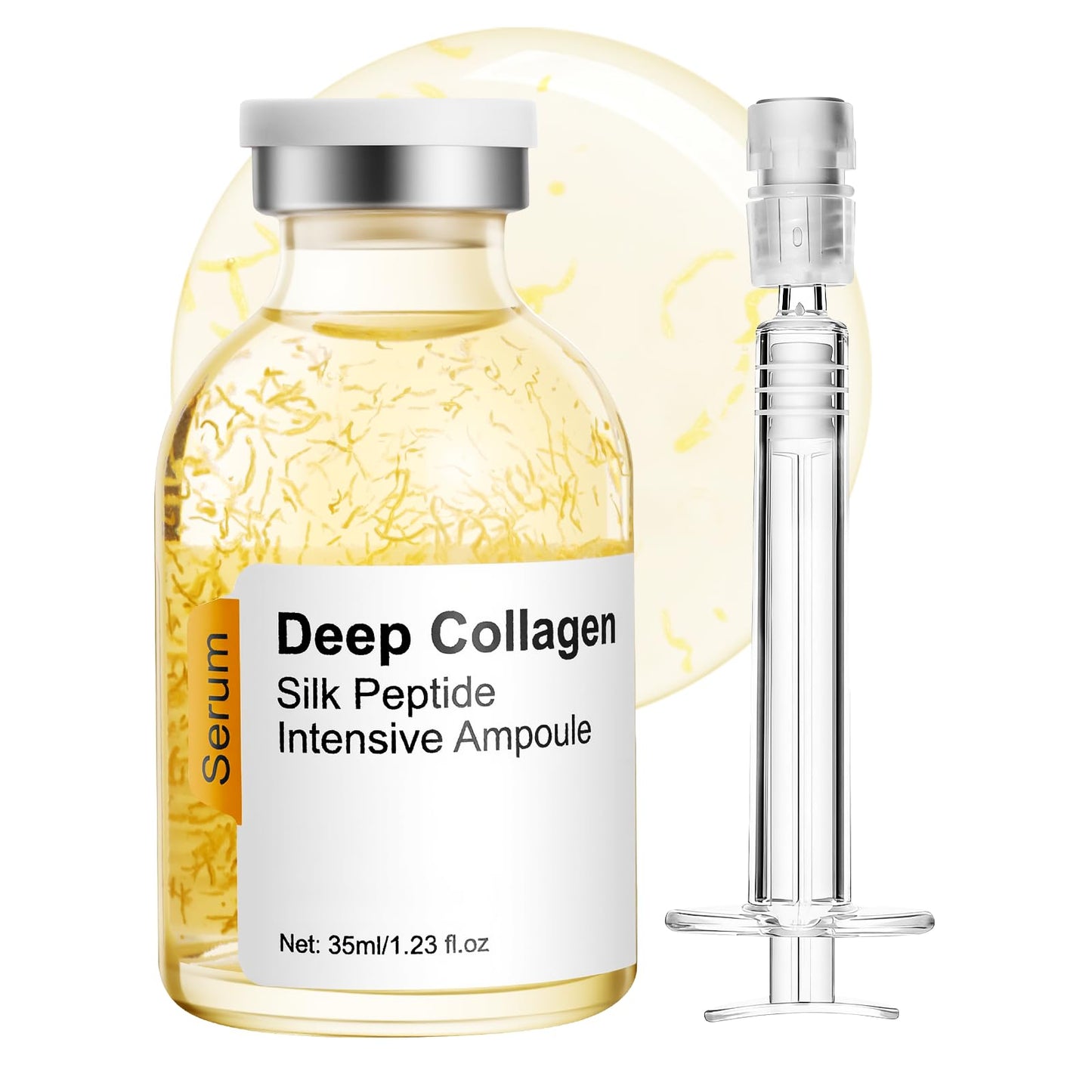 Silk peptide serum for face Deep Collagen Silk Peptide Intensive Lifting Serum ampoule?korean skin care Anti Aging Serum for Face Tightening Beauty & Personal Care Bright Elf