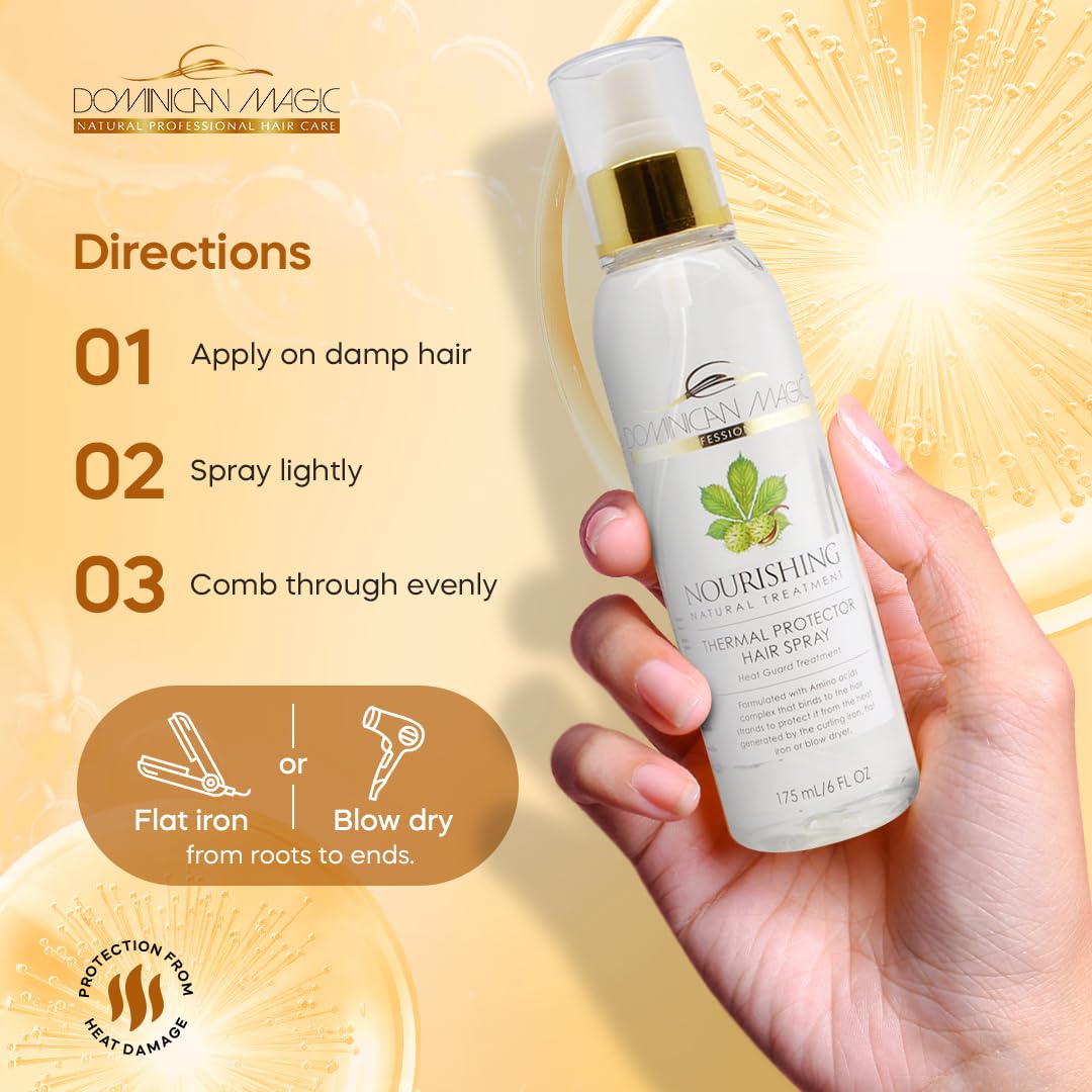Domincan Magic Thermal Hair Spray, 6 Ounce Beauty & Personal Care DOMINICAN MAGIC