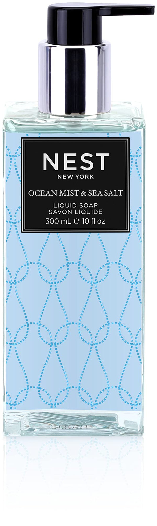 NEST Fragrances Scented Liquid Hand Soap- Ocean Mist & Sea Salt , 10 fl oz Beauty & Personal Care NEST Fragrances