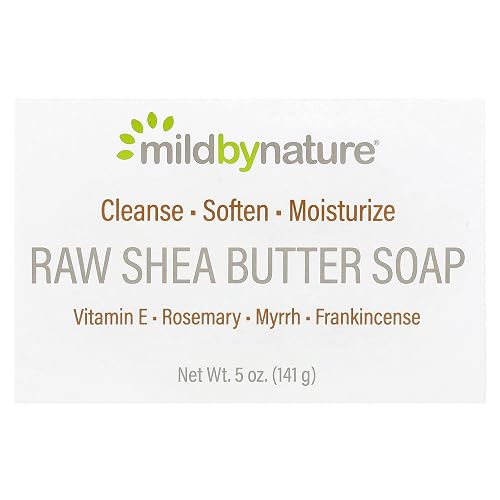 MILD BY NATURE Raw Shea Butter Bar Soap, 5 oz (141 g) Beauty & Personal Care MILD BY NATURE