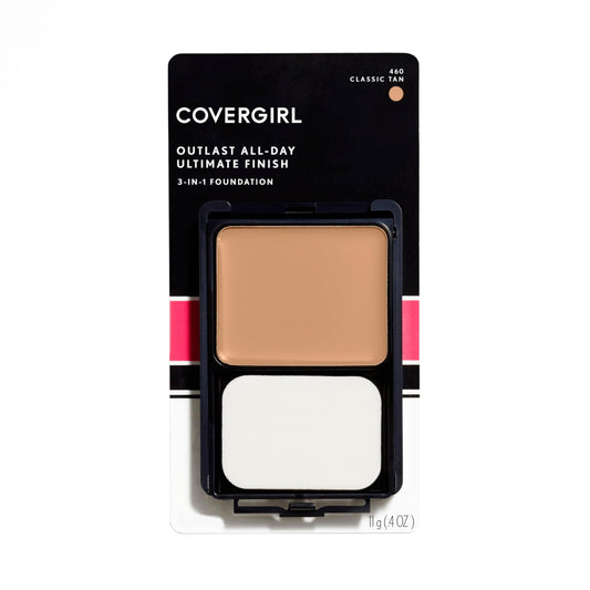 COVERGIRL Outlast All-Day Ultimate Finish Foundation, Classic Tan, 0.4 Ounce (Pack of 1) (Packaging May Vary) Beauty & Personal Care COVERGIRL