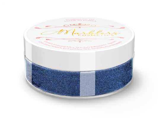MARBLERS Fine Natural Mica Powder [Fine Navy] 0.11oz (3g) | Highly Pigmented | Non-Toxic, Vegan, Cruelty-Free | Eyeshadow, Body Butter, Nail Polish Beauty & Personal Care MARBLERS