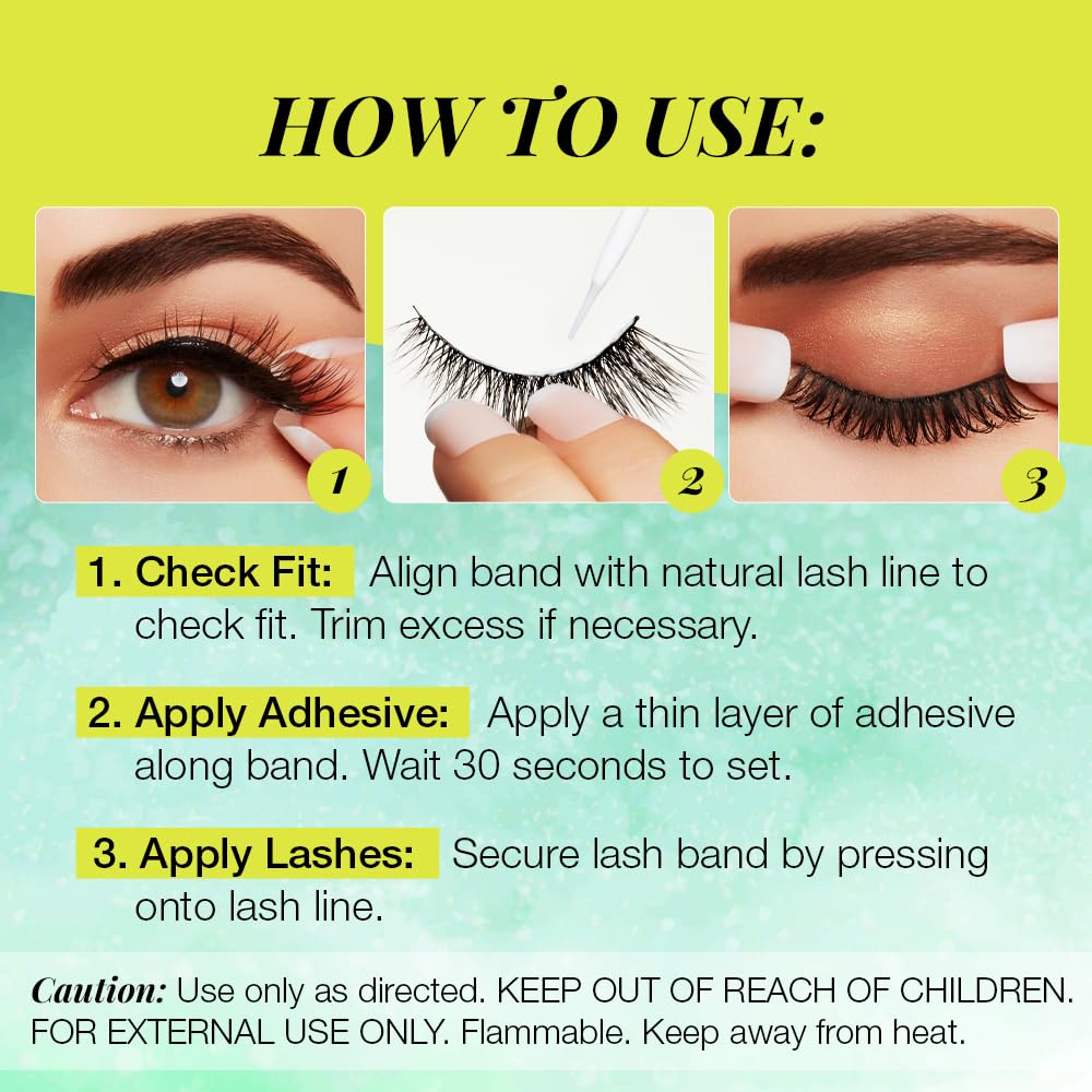DUO Active Clear Lash Glue - Brush-On Lash Adhesive for Strip Lashes, Quick-Dry, Waterproof Eyelash Glue, 0.16 oz (4.6g) Beauty & Personal Care DUO