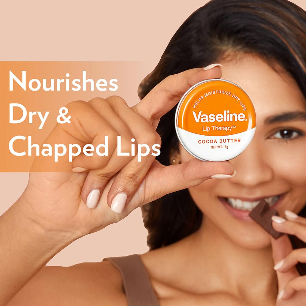 Vaseline Lip Tins Cocoa Butter, 17g Beauty and Personal Care Vaseline