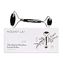 Mount Lai Warming Black Obsidian Facial Roller - The Stone of Clarity, Detoxifying Face Roller Tool for Purified Skin, Relaxation & Improved Beauty & Personal Care Mount Lai