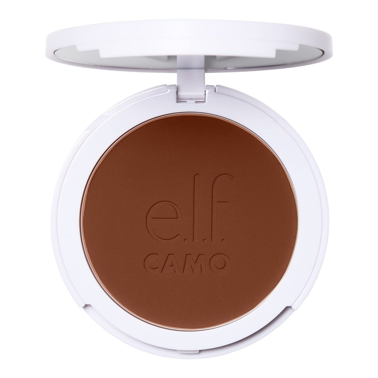 e.l.f. Camo Powder Foundation, Lightweight, Primer-Infused Buildable & Long-Lasting Medium-to-Full Coverage Foundation, Rich 610 N Beauty & Personal Care e.l.f.