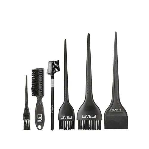 L3 - Tint Brush Set - Professional and Elegant Design - Use for Dye, Tint, and Color Needs - Comfortable and Polished Handle - Level Three Hair Color Beauty & Personal Care L3