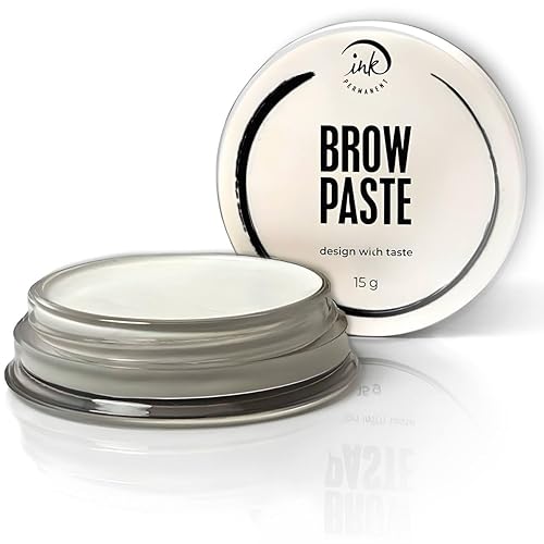 Eyebrow White Mapping Paste [Large 15g Bottle] Brow Mapping Paste, Eyebrow Contour for Microblading and PMU Supplies, Brow Design, Draw or Sketch the Beauty & Personal Care Ink Permanent