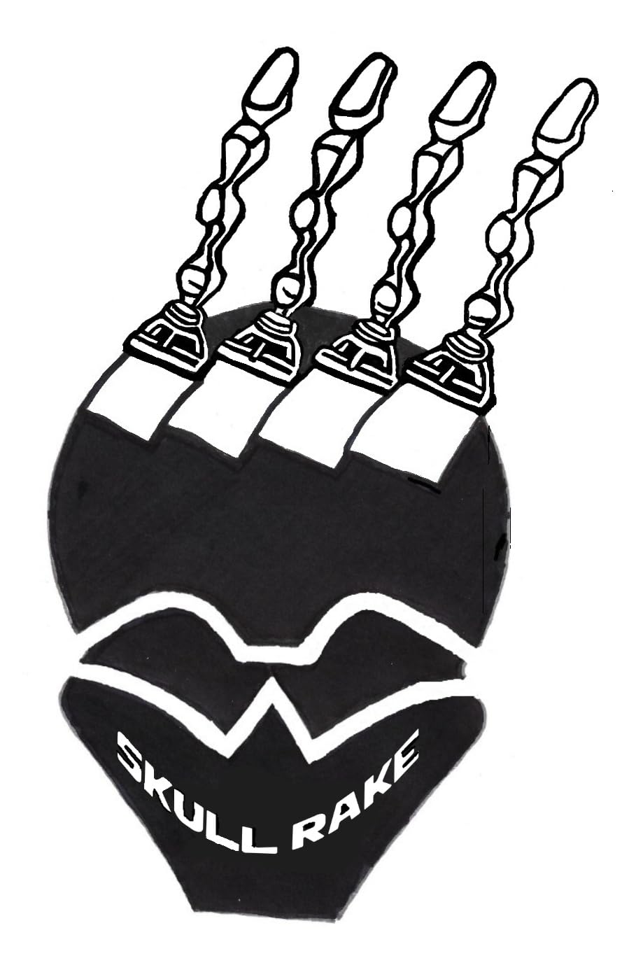 Skull Rake Men's Head and Face Shaver with Ergonomic Grip - Replacement cartridges (16 three blade cartridges) Beauty and Personal Care Skull Rake
