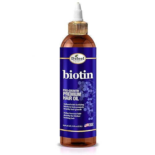Difeel Biotin Pro Growth Premium Hair Oil 8 oz. - Infused with Fortifying Biotin for Healthy Hair Growth Beauty & Personal Care Difeel