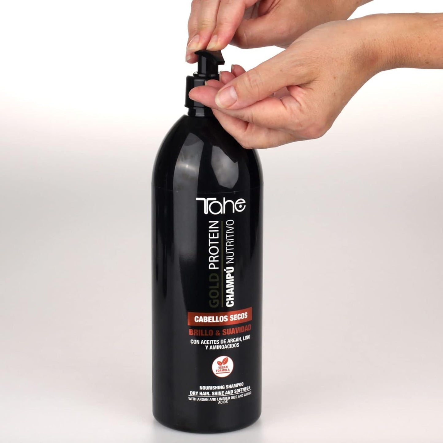 Tahe Gold Protein For Dry Hair Kit - Shampoo 1000ml + Mask 1000ml - Nourishing & Softness Beauty & Personal Care Tahe