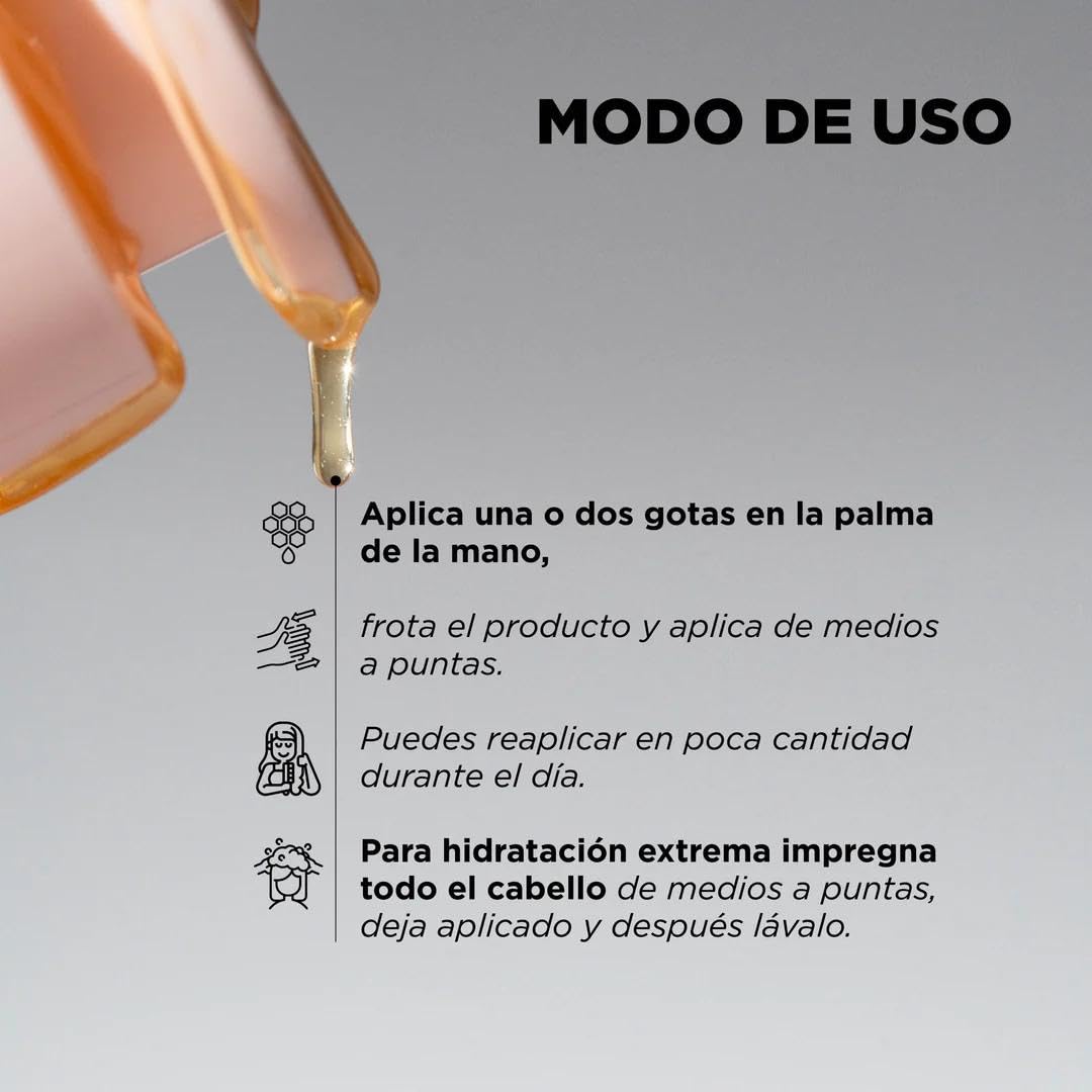 Click Hair Hair Honey Serum | Miel Capilar Sellado de Puntas Colombia (1.6oz - 50ml) Beauty & Personal Care Click Hair