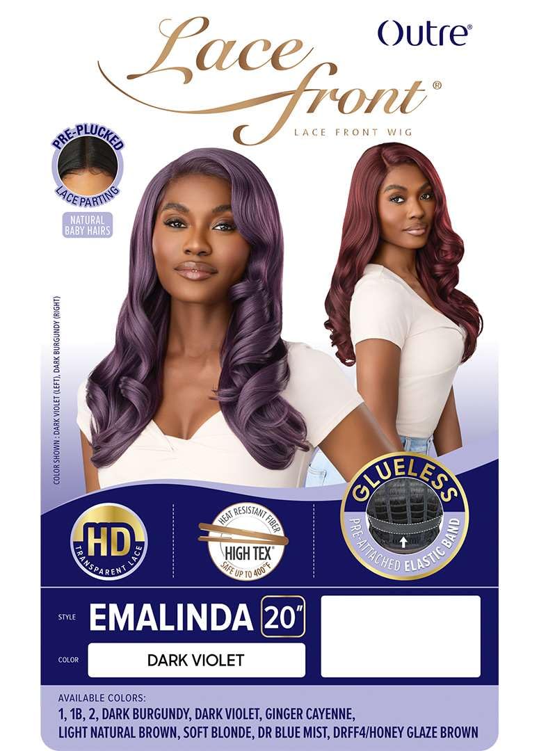 Outre Lace Front Wig - Emalinda (DARK BROWN 2)