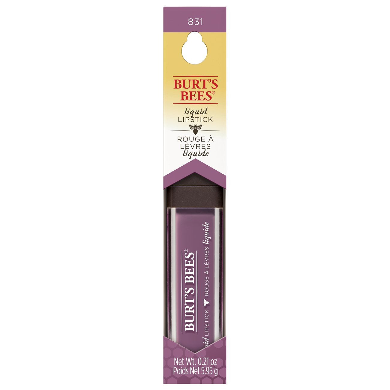 Burt's Bees 100% Natural Glossy Liquid Lipstick, Lavender Lake, 1 Tube Beauty & Personal Care Burt's Bees