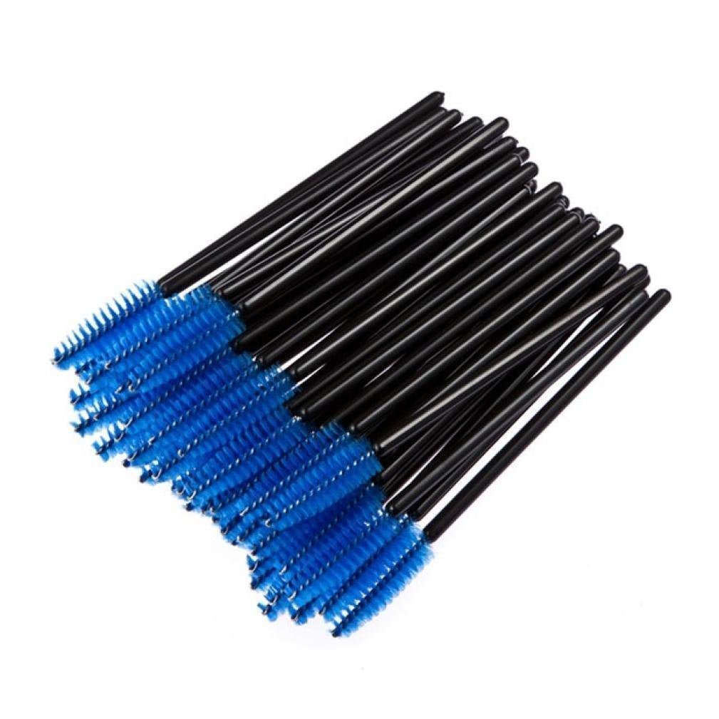 50 Pcs Disposable Mini Eyelash Eye Lash Makeup Brush Mascara Wands Applicator Blue Beauty & Personal Care GBSTORE