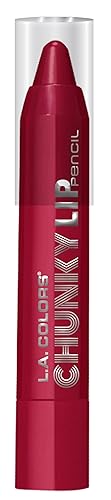 L.A. COLORS Chunky Lip Pencil, Deep Red, 0.04 Ounce Beauty & Personal Care L.A. COLORS
