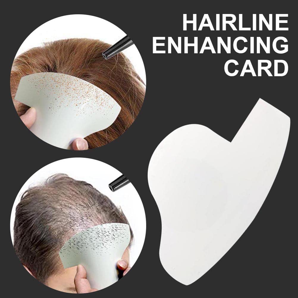 Hairline Enhancing Card Barber Line Up Beard Shaping Template, Hair Styling Tool for Edges and Crisp Lines with Color White (1) Beauty and Personal Care Zerone