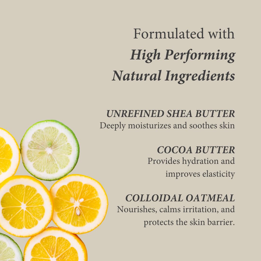 Shea Radiance P.U.R.E. Whipped Shea Butter with Colloidal Oatmeal - Whipped Body Butter Blended with Skin Soothing Oatmeal & Moisturizing Rice Bran Beauty & Personal Care Shea Radiance