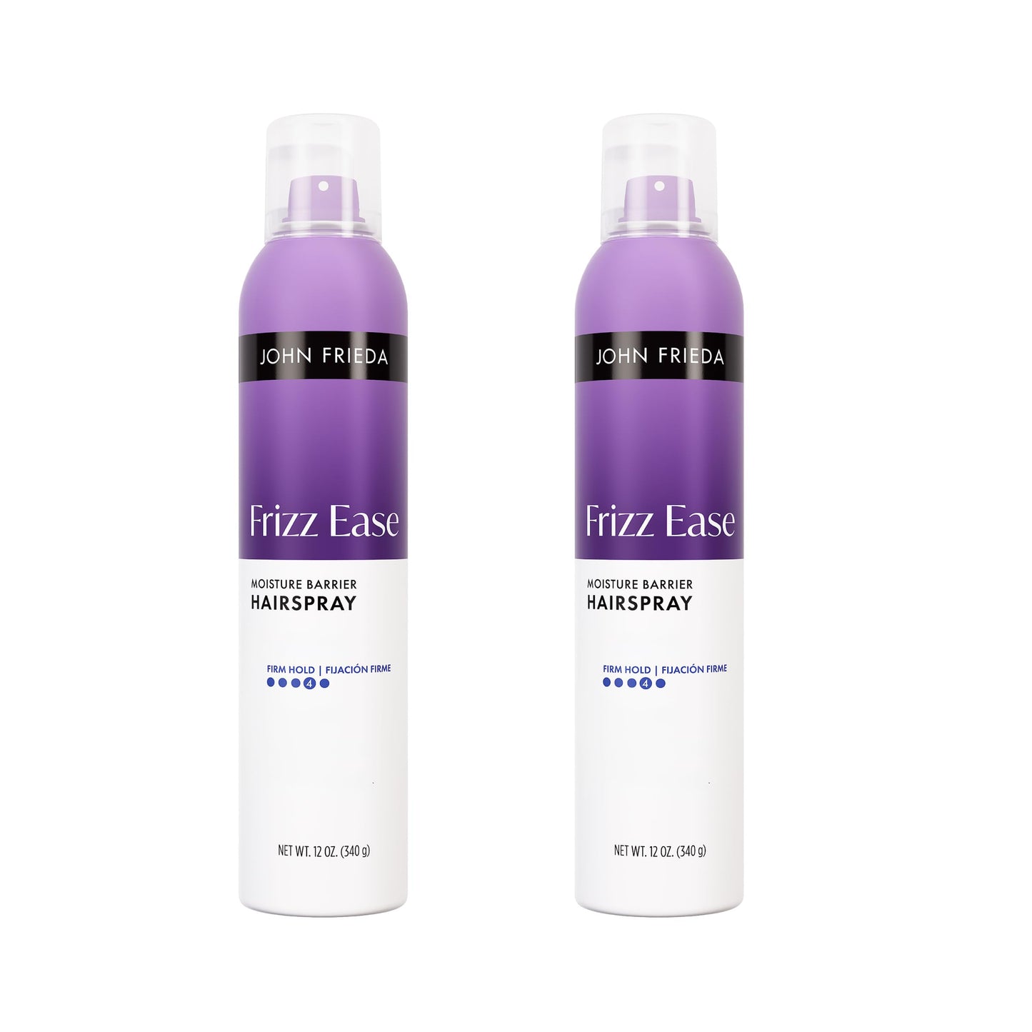 John Frieda Frizz Ease Moisture Barrier Firm Hold Hairspray, Extra Strength Hairspray with Frizz Control, 12 Oz, Pack of 2 Beauty & Personal Care John Frieda