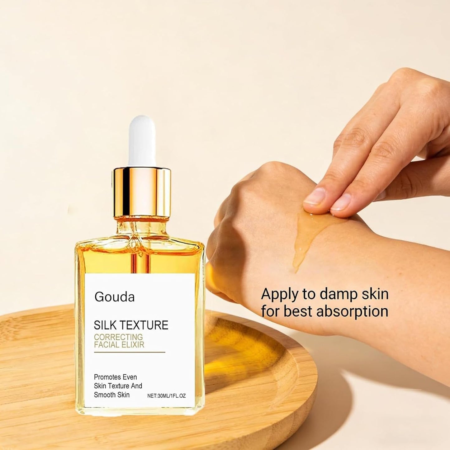 Gouda Silk Body Oil for Women, Perfume Oil, Visibly Firming, Deeply Anti Aging Moisturizing, Instantly Improve Elasticity, Non-greasy Hydration (2Pcs) Beauty & Personal Care Gouda