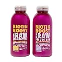 Real Raw Biotin Shampoo & Conditioner set - Add Volume + Body - No Water 100% Pure Aloe Juice & Coconut Water - Sulfate & Paraben Free, 12 Fl Oz (Pack Beauty & Personal Care Real Raw