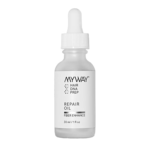 My Way Hair DNA Repair Oil - Restorative and Heat Protectant Oil for Frizz Control - Adds Shine and Seals Split Ends - Paraben, Phthalate, Sulfate Beauty & Personal Care MYWAY HAIR DNA PREP