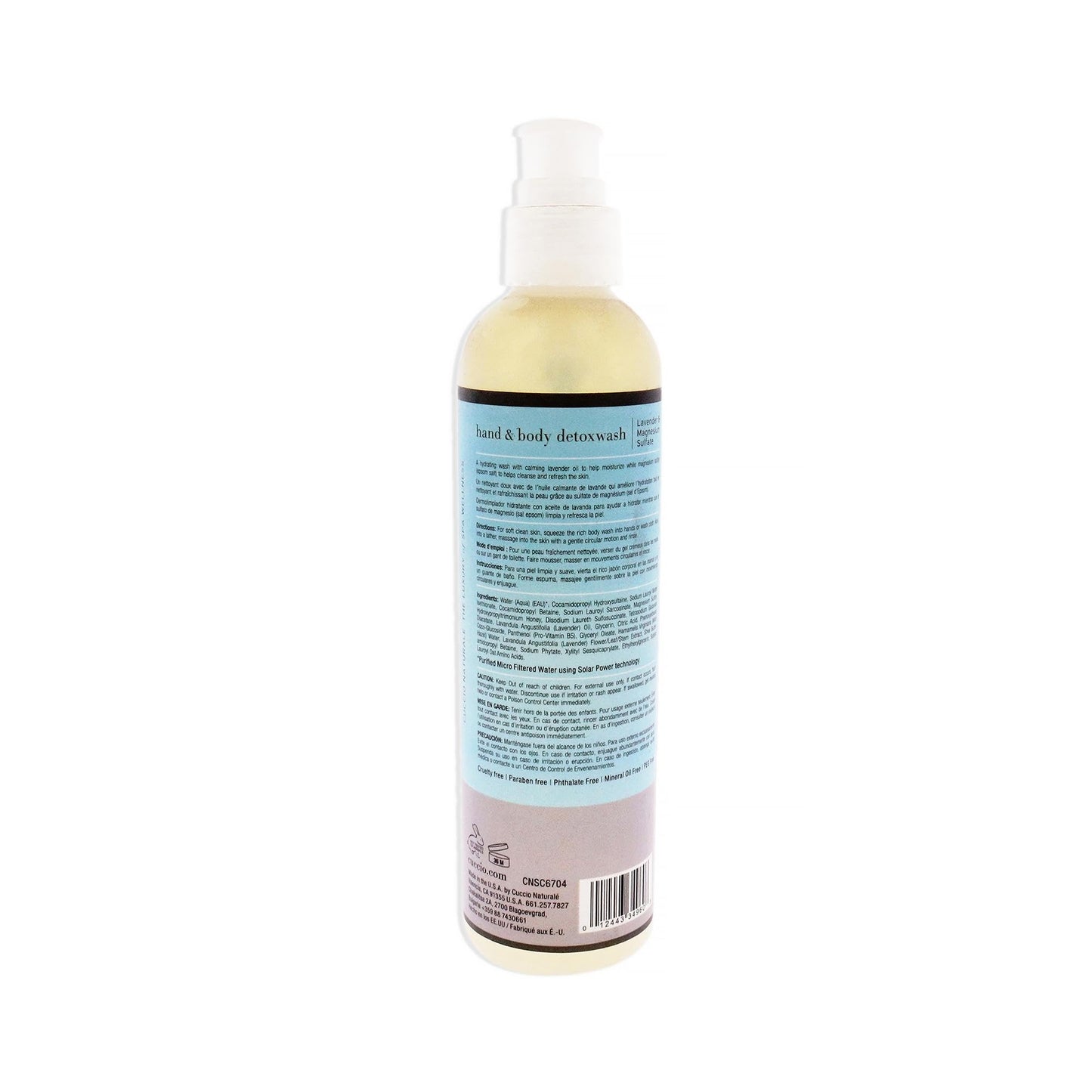 Cuccio Naturale Hand And Body Detoxwash - Helps Get Silky, Smooth Skin And Leaves It Delecately Scented - Exfoliates, Cleanses - Refreses And Hydrates Beauty & Personal Care Cuccio
