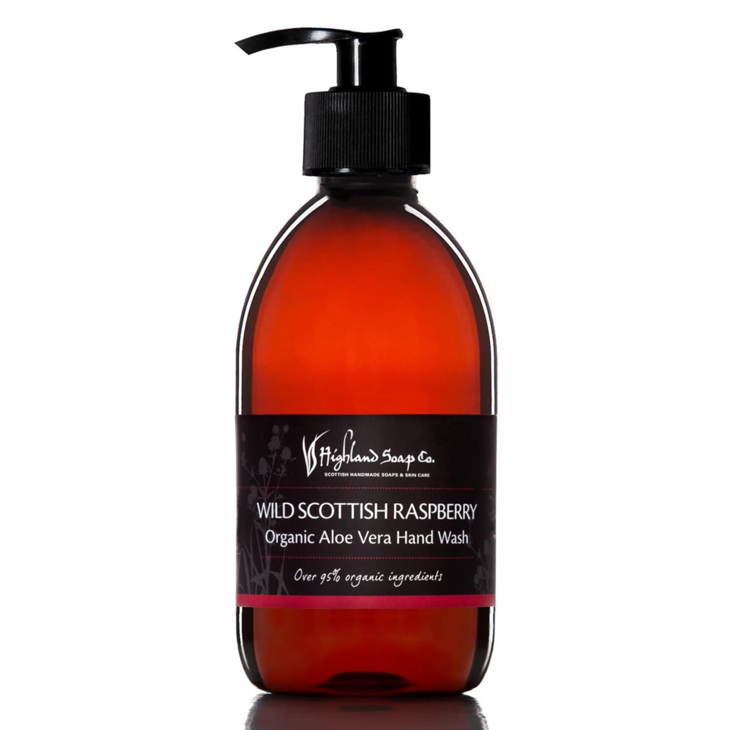 The Highland Soap Company, Organic Aloe Vera Hand Wash, Wild Scottish Raspberry, 10oz Bottle (Pack of 1) Beauty & Personal Care HIGHLAND SOAP CO