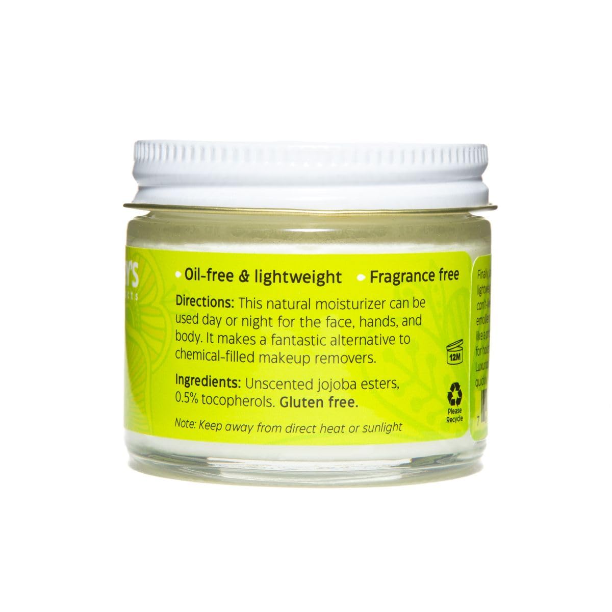 Uncle Harry's Natural Products Jojoba Cream, Smooth Lightweight Fragrance Free Jojoba Esters, Gentle and Non-Comedogenic Perfect for Sensitive Skin Beauty & Personal Care Uncle Harry's