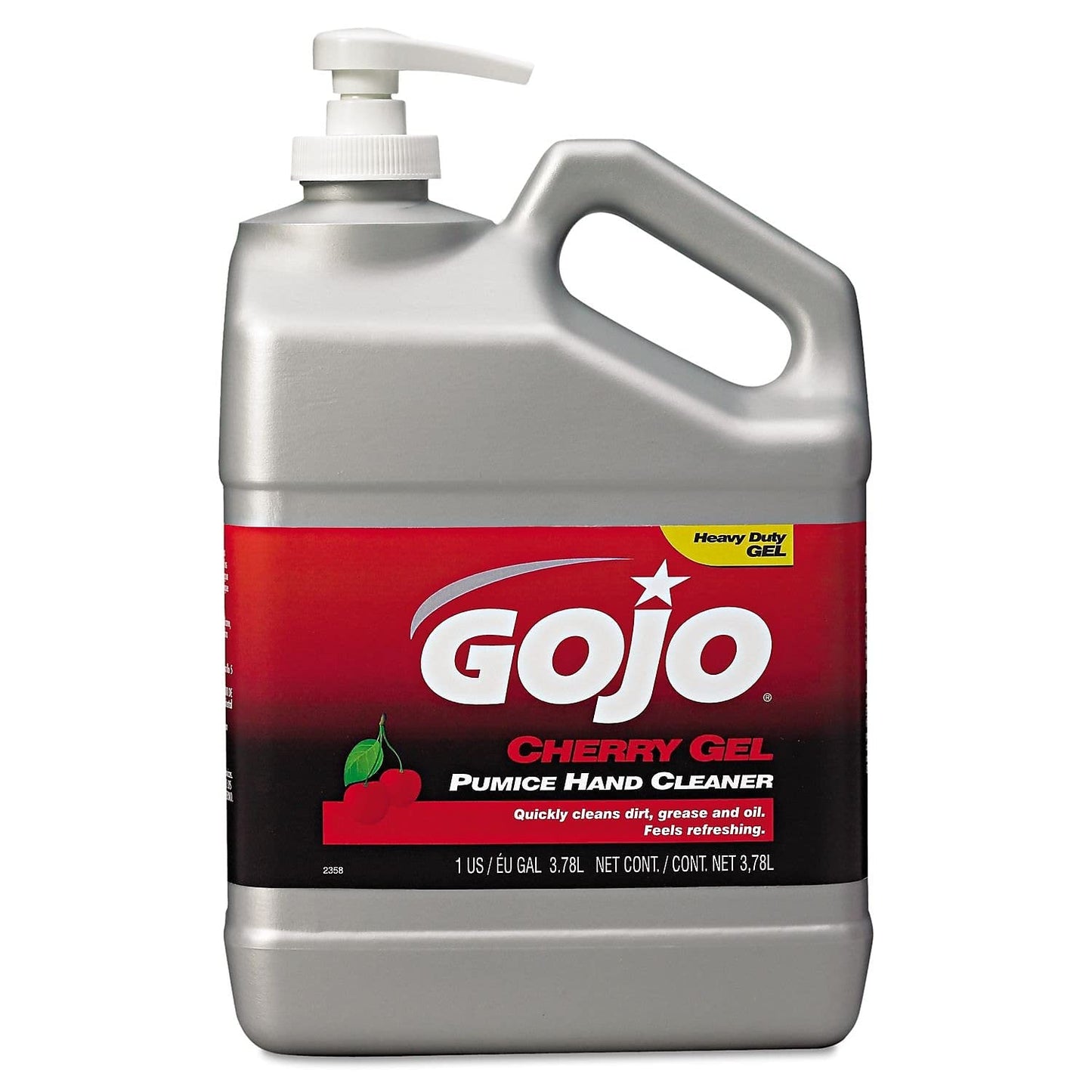 Gallon Pump Cherry Gel Pumice Hand Cleaner (Carton of 2) Beauty & Personal Care GOJO