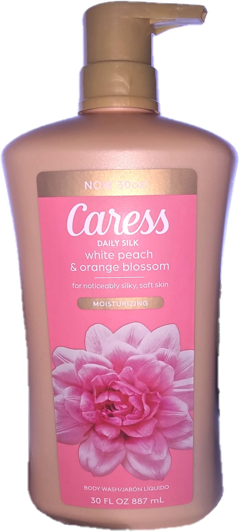Caress Daily Silk, White peach and Orange blossom scent for noticable silking, solf skin, moisturizing body wash 30 oz Beauty & Personal Care Caress