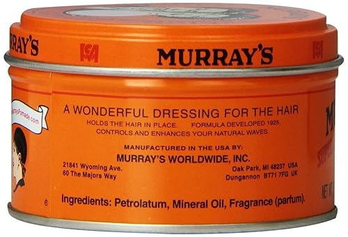 Murray's Superior Hair Dressing Pomade, 3 Ounce (Pack of 4) Beauty & Personal Care Murrays